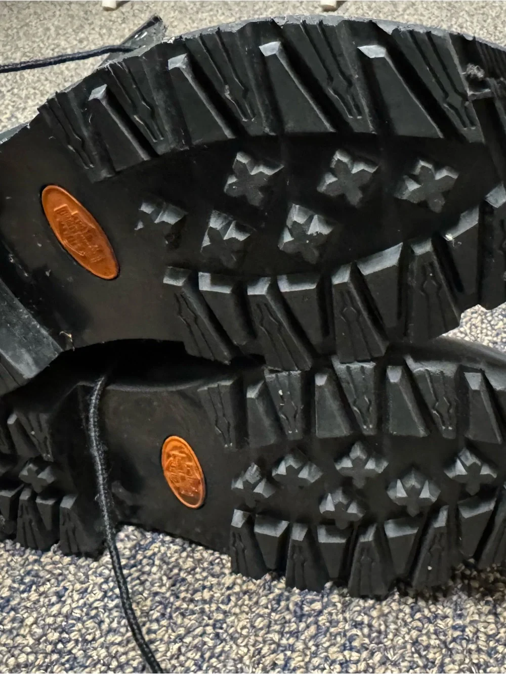 Harley-Davidson Black Leather Lace-Up Motorcycle Boots